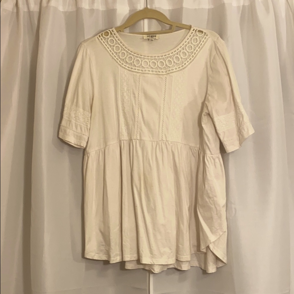 Cream blouse